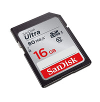 SanDisk Ultra SDHC Memory Card 16GB, 80MB/s, Class 10 UHS-I