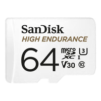 Sandisk High Endurance 64GB Class 3 MicroSDXC Card with Adapter - Image 2