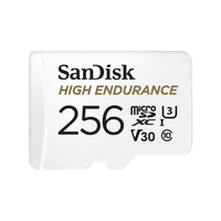Sandisk High Endurance 256GB Class 10 MicroSDXC Card with Adapter - Image 2