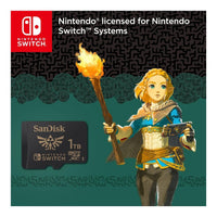 SanDisk Nintendo Switch microSDXC Card 1TB, Zelda Edition