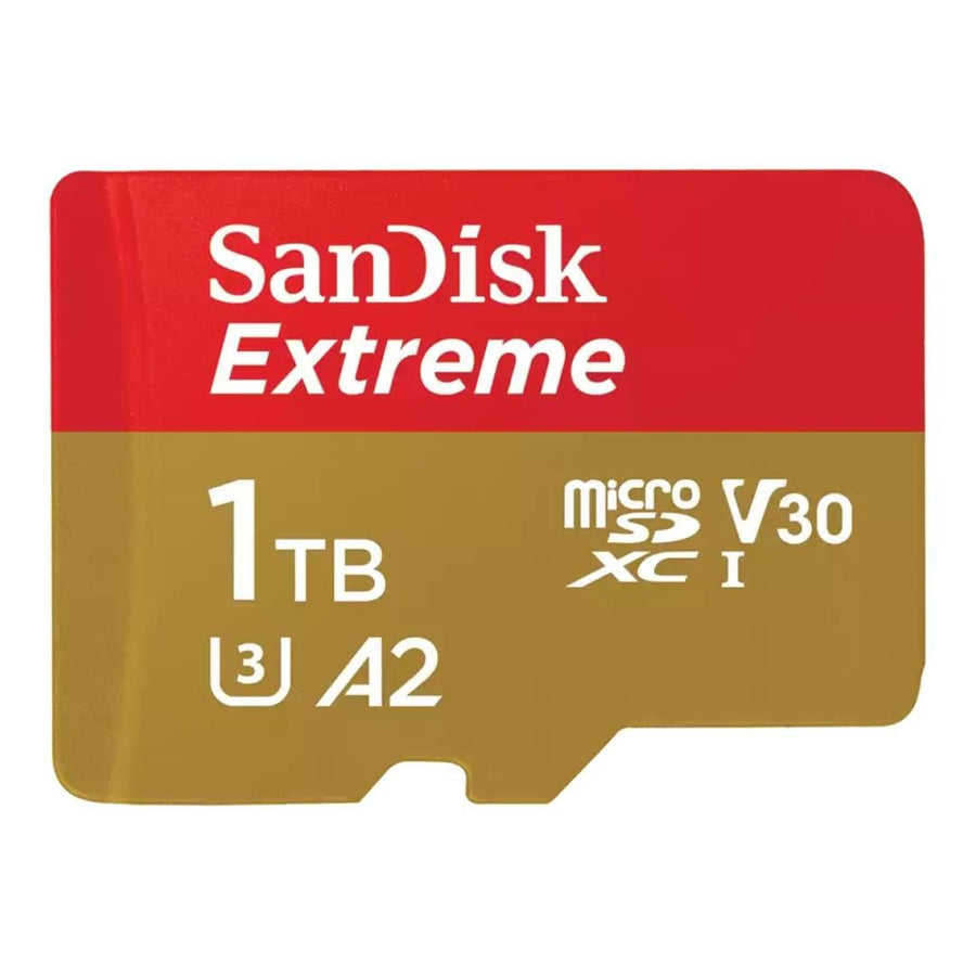 SanDisk Creator microS Card UHS-I with Adapter 1TB Up to 190MB/s read speeds Up to 130MB/s Write Speed