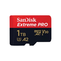 SanDisk Extreme Pro 1TB 4K Video MicroSDXC Card with Adapter