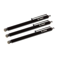 Zebra Passive Stylus; Micro-Knit Hybrid Fiber Tip Stylus; 3 Pack