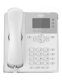 Snom D717 6-line Desktop SIP Phone in White - No PSU Included - Wide Colour TFT Display - USB - Image 2