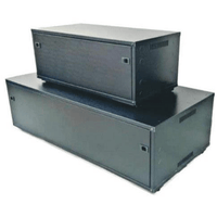 Server Bat Box Black - 1 x 200A - Adjustable Feet