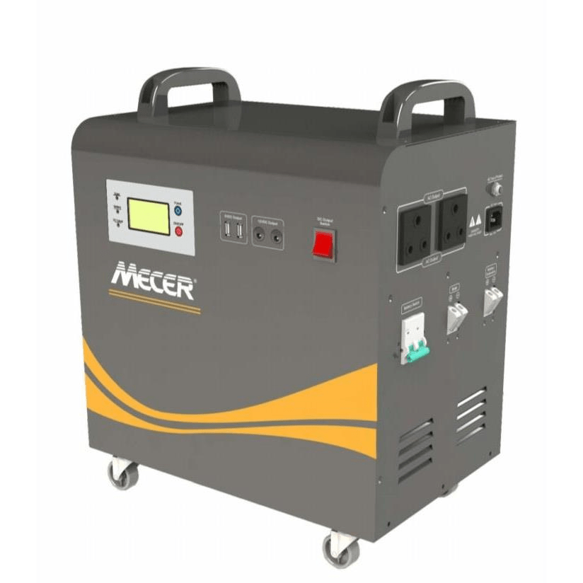 Mecer 1Kw 12V 1x100A Battery Pure Sine Wave Inverter with 360W Solar Charge Controller