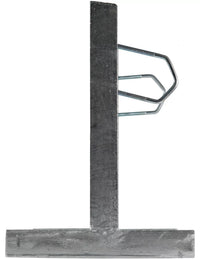 Square Wall Mount Brackets, 250mm Offset, 32-60mm, Two Clamp Galvanised - Image 2