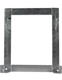 Square Wall Mount Brackets, 250mm Offset, 32-60mm, Two Clamp Galvanised - Image 3