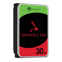 Seagate Ironwolf Pro ST30000NT011 30TB 3.5'' HDD NAS Drives 7200 RPM; SATA 6GB/s Interface; 256MB Cache;550TB/Year; Unlimited Ba