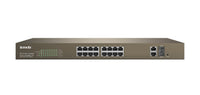 TENDA SWITCH 16 POE 10/100 2XUPL 1XSFP*