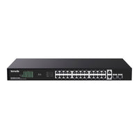 Tenda Switch, Ethernet 24-PORT PoE 250W
