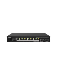 Tenda 8-Port 2.5G Ethernet Switch with 2x 2.5G SFP slots | TEM2010F