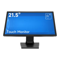 Mecer 21.5'' 16x9 IPS LED Monitor- BLACK/ 10 Points Touch Projected Capacitive