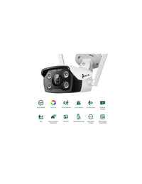 TP-Link VIGI 4MP Outdoor Full-Color Wi-Fi Bullet Network Camera - Image 2
