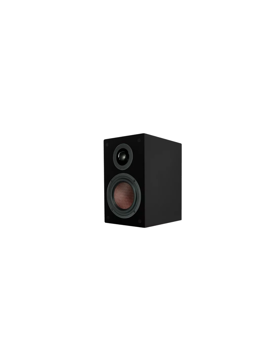 TruAudio 6.5" Woofer, 1" Tweeter Premium Bookshelf Speaker in Satin Black