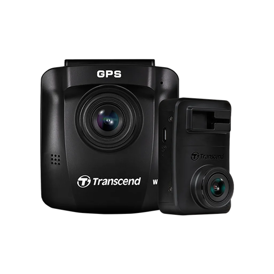 Transcend DrivePro 620 Dual Dashcam Front Rear with 2x64GB MicroSD