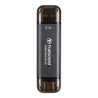 Transcend ESD310C 128GB Portable SSD USB 3.2 Gen 2 Type-A Type-C 1050MB/s Read