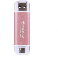 Transcend ESD310 1TB Portable SSD USB-C 3.2 Gen 2 10Gbps Password Protection (Pink) - Image 2
