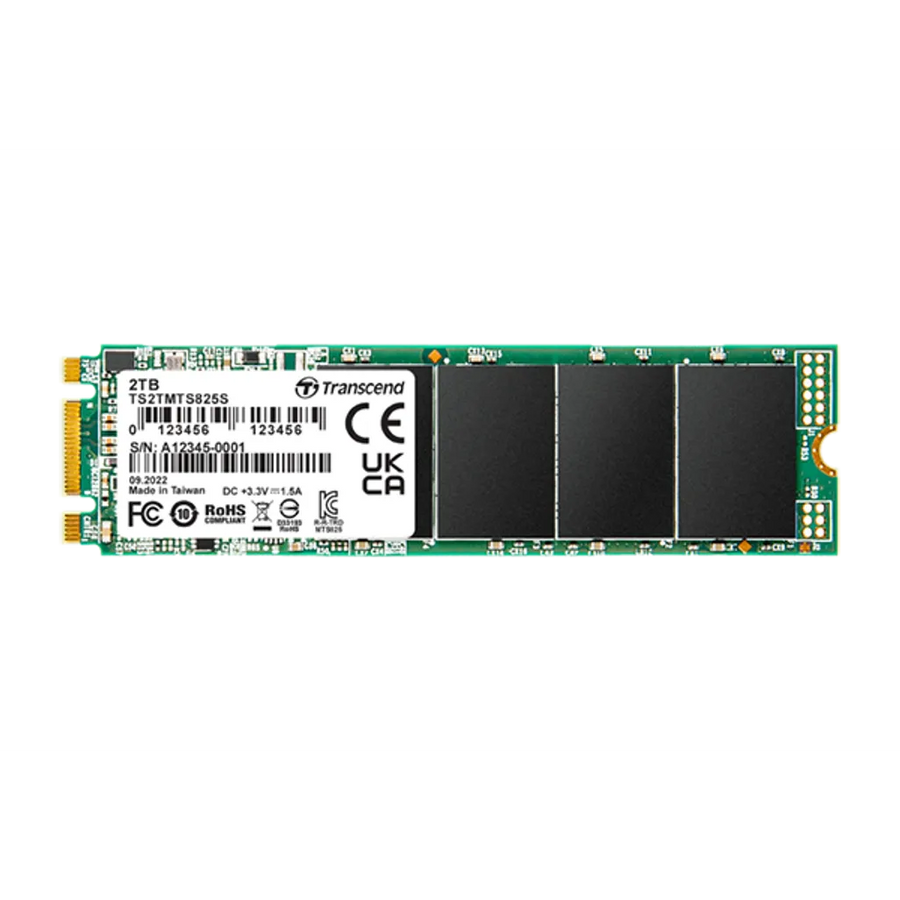 Transcend MTS825S 1TB M.2 2280 SATA SSD 550MB/s Read