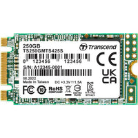 Transcend 425S 250GB M.2 2242 SATA SSD 500MB/s Read