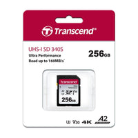 Transcend 256GB SDXC 340S UHS-I U3 V30 A2 SD Card 160MB/s - Image 3