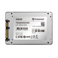 TRANSCEND 256GB SSD230 2.5' SSD DRIVE - SATA III 3D NAND with DRAM cache - 530MB/s Read 400MB/s Write - 140TBW