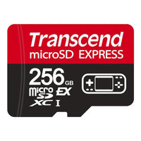 Transcend 256GB microSD Express Card PCIe Gen3 NVMe 900MB/s Nintendo Switch 2 Compatible