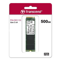 Transcend 115S 500GB M.2 2280 NVMe PCIe 3.0 SSD 3200/2000 MB/s 3D NAND - Image 3