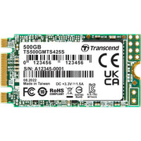 Transcend MTS425S 500GB M.2 2242 SATA SSD 530MB/s Read
