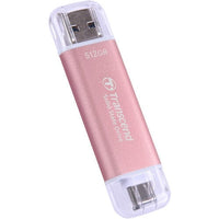 Transcend ESD310 512GB Portable SSD USB-C 3.2 Gen 2 10Gbps Password Protection (Pink) - Image 4