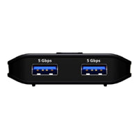 Aten 2x2 USB 3.2 Gen 1 Sharing Switch 2 Computers Share 2 Peripherals 5Gbps InstaSync Push Button - Image 2