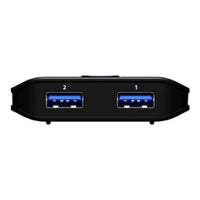Aten 2x2 USB 3.2 Gen 1 Sharing Switch 2 Computers Share 2 Peripherals 5Gbps InstaSync Push Button