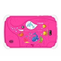 VGKE 7" IPS Kids Tablet - Mediatek MT6735 CPU, 1GB RAM, 16GB Storage, 3G + Wifi, Bluetooth 4.0, Android - Pink - Image 3
