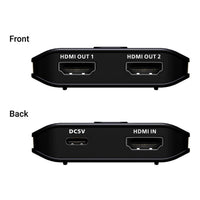 Aten VS4812 2-Port True 4K HDMI Splitter 18Gbps HDR10+ HDCP 2.2 Dolby DTS-HD Audio USB-C Powered