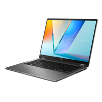 ASUS VIVOBOOK S14 FLIP|TP3407SA-OU716512G1X|14'' OLED WUXGA|GRAY|300NITS|TCH|ULTRA 7 256V|16GB DDR5 OB|512GB SSD|STYLUS|WIN11P