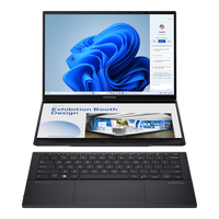 ASUS Zenbook Duo|UX8406CA-0U91610G2W|14'' OLED|TOUCH|500NITS|GREY|Ultra 9-285H|LPDDR5X 16GB OB|1TB PCIE SSD|STYLUS|BACKPACK|WINH