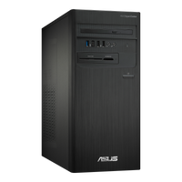 ASUS ExpertCenter D500TD tower desktop, front angle view