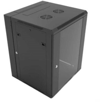 Zone Lite 15U 400+200mm Swing Frame Black Wall Mount Cabinet
