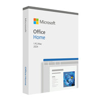 Office Home 2024 - FPP, Once off license, 1 User, 1PC/MAC- Download - Word, Excel, Powerpoint