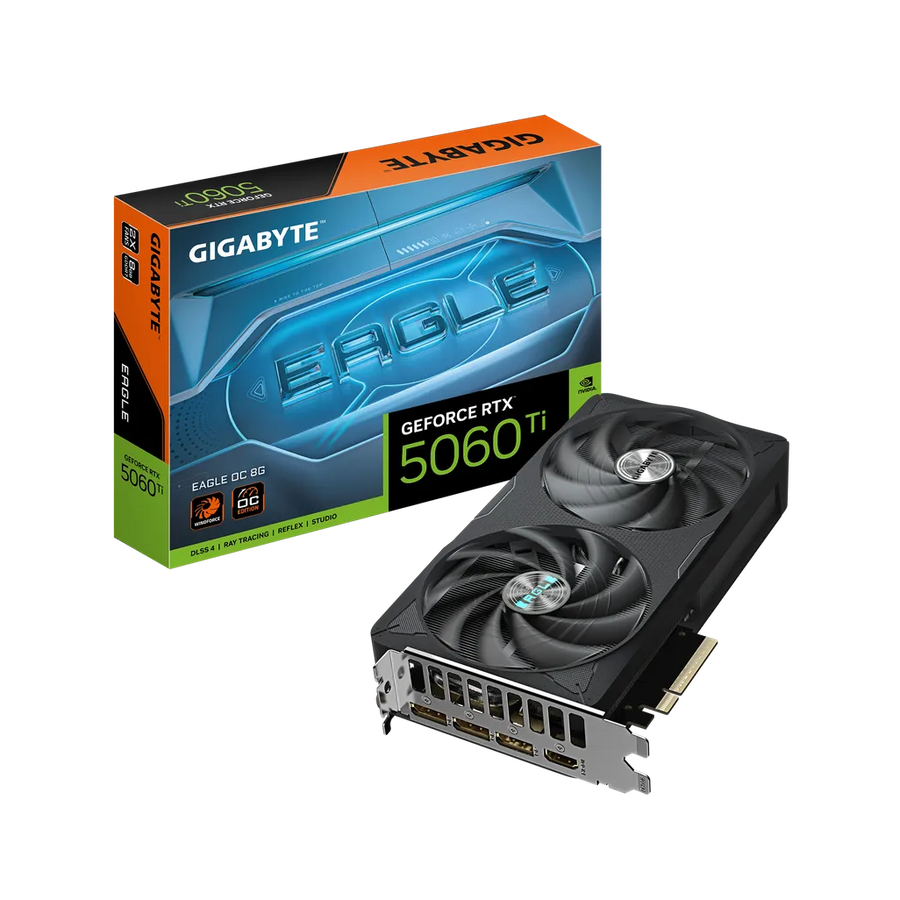 Gigabyte GeForce RTX 5060 Ti Eagle OC 8GB GDDR7 128-bit PCIe 5.0 2617MHz Graphics Card