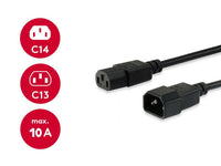 Equip Cable, Power Ext 1.8M - M-F