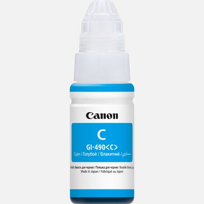 Canon GI-490 Ink Bottle (Cyan)