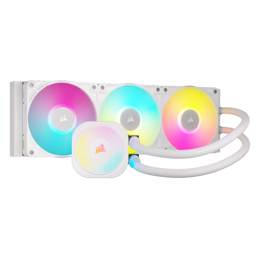 Corsair iCUE LINK TITAN RX RGB 360mm Liquid CPU Cooler Triple 120mm Fans White