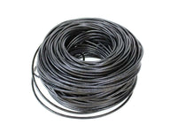 Essential CAT5 UV Outdoor Ethernet Cable 500m Black Solid Copper SF/TP Roll