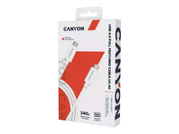 CANYON UC-44, cable, U4-CC-5A1M-E, USB4 TYPE-C White