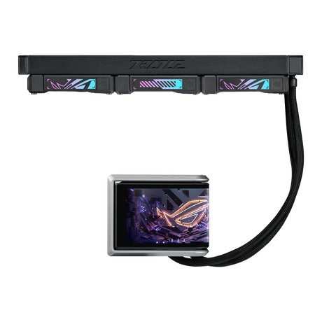 ASUS Cooler Water block dimention: 133X105X123 mm. Radiator Dimension:394x140x32mm. Intel: LGA