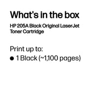 HP 205A Black Original LaserJet Toner Cartridge 1 100 pgs - Image 3