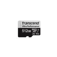 Transcend 340S 512GB microSDXC UHS-I U3 V30 A2 Memory Card 160/125 MB/s (Black)