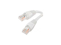 Acconet CAT6 1m UTP Flylead (Patch Lead) White