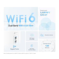 TP-Link Deco AX1500 router Whole Home Mesh Wi-Fi 6 System (1 Pack) - Image 3